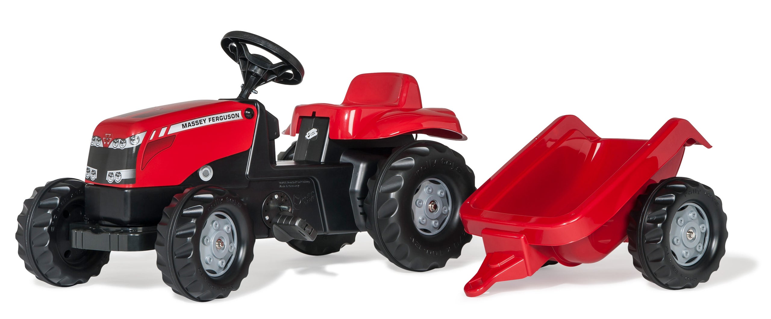 Rolly Massey Ferguson Ride On Pedal Tractor and Trailer 2-5 years