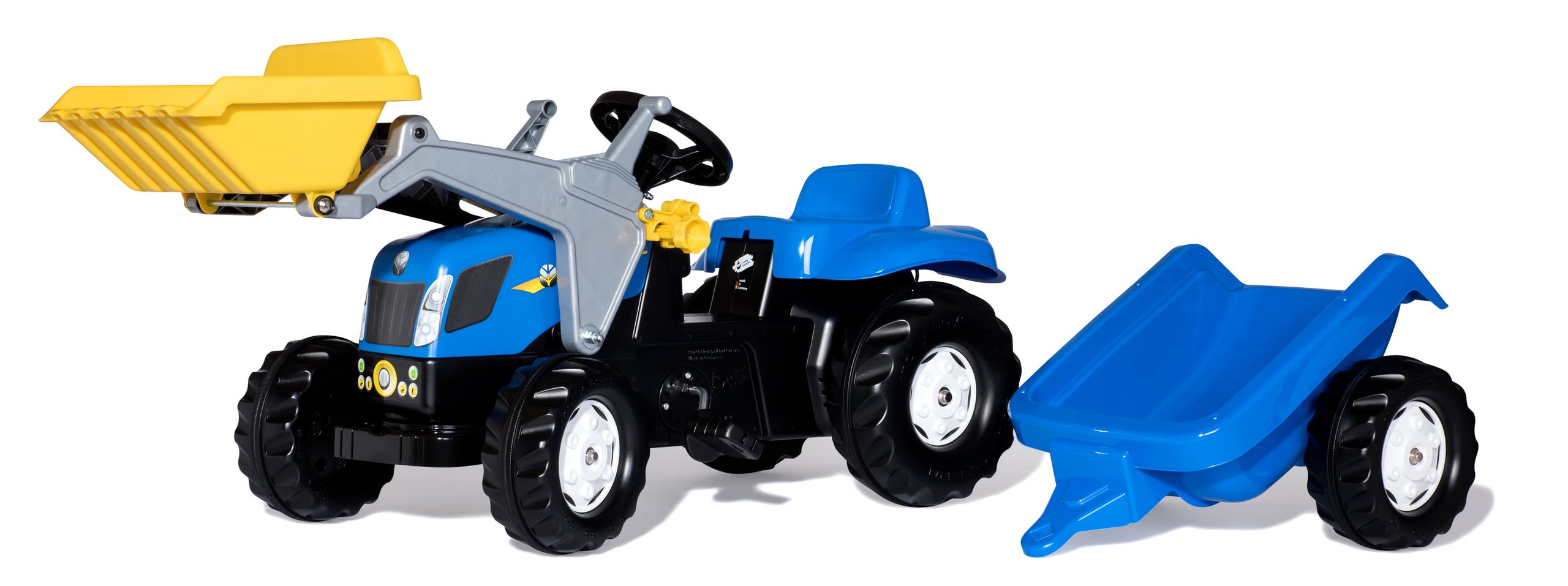 rolly-new-holland-ride-on-pedal-tractor-loader-trailer-2-5-years