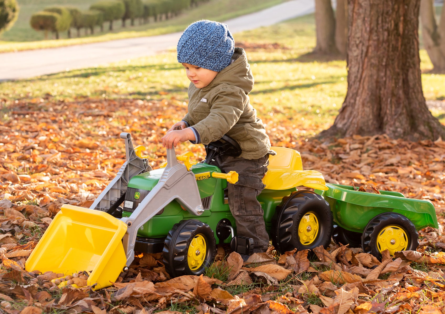 John deere rolly kid tractor & trailer store